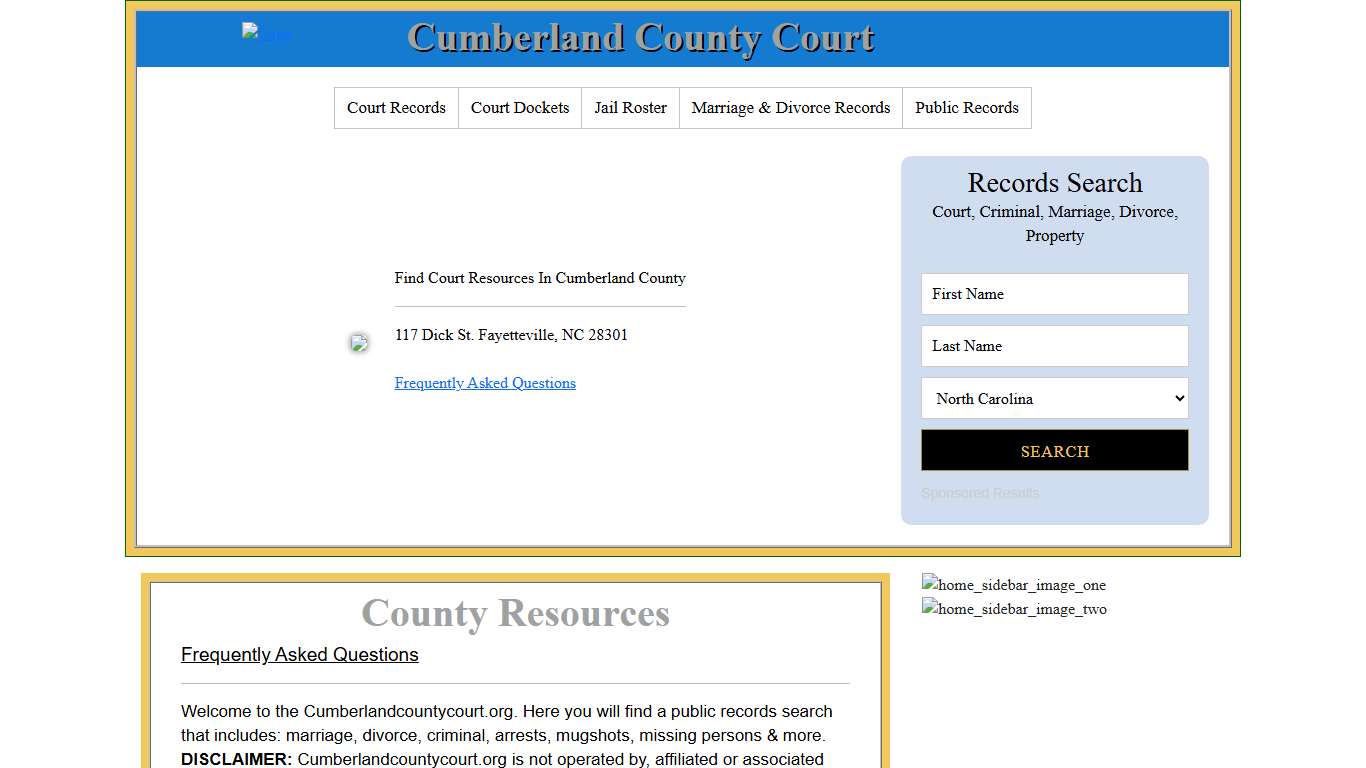 Cumberland County Court Court Records